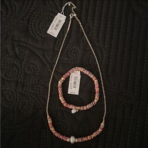 Kendra Scott Lila Pearl Necklace and Bracelet Set